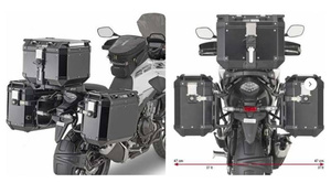 Kappa stelaż kufrów bocznych monokey cam side Honda CB 500 X (19-20) - pod kufry kfr k'force alu