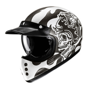 Kask motocyklowy HJC V60 Flame czarny/biały