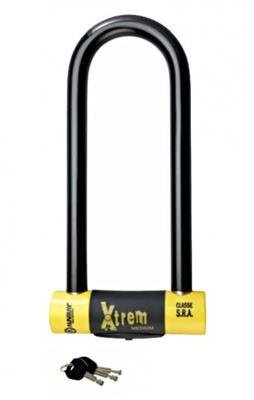 Zapięcie Motocyklowe AUVRAY XTREM MEDIUM – U-Lock, 85 mm x 250 mm (klasa S.R.A.) – Uniwersalny