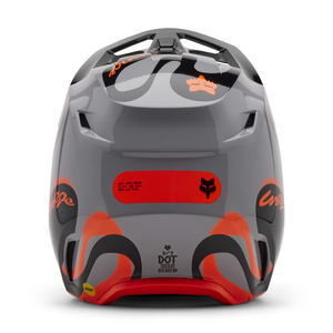 Kask motocyklowy FOX V1 Emotion Steel Grey
