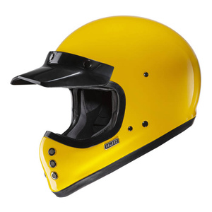 Kask motocyklowy integralny custom cruiser HJC V60 Deep żółty