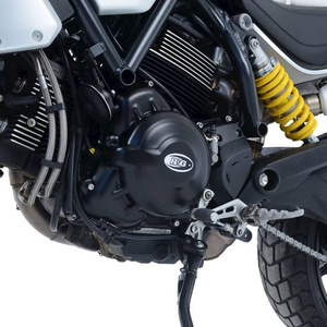 Osłona motocyklowa silnika RG Racing Ducati Scrambler 1100, lewa strona osłona generatora czarna