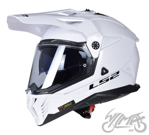 Kask off-road LS2 MX702 Pioneer II Matt - biały