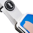 Gogle Snowboardowe IMX Peak White Matt/White - Szyba Podwójna Blue Irridium + Brown