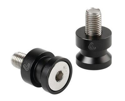LAMPA Para rolek do stojaków motocyklowych - 10x1,25 mm – Black