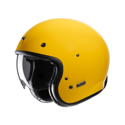 Kask motocyklowy otwarty HJC V31 Deep żółty