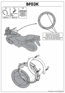 Kappa mocowanie tanklock Honda