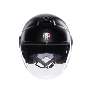 Motocyklowy kask otwarty AGV ETERES czarny mat