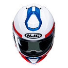 Kask motocyklowy szczękowy HJC I91 Bina biały/niebieski
