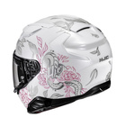 Kask motocyklowy integralny HJC F71 Eliz biały/różowy