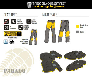 Spodnie jeansowe damskie Trilobite Parado 661 Ladies – niebieskie