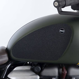 Tankpad motocyklowy antypoślizgowy 2 części RG Racing Triumph Scrambler 1200 XC/XE 19- czarny