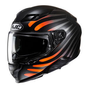 Kask motocyklowy integralny HJC F71 Zen czarny/czerwony