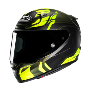 Kask motocyklowy integralny HJC RPHA 12 Lawin żółty/czarny