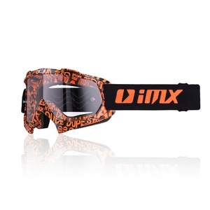 Gogle IMX Mud Graphic orange/black - szyba clear (1 szyba w zestawie)