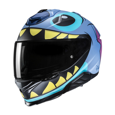 Kask motocyklowy HJC I71N Stitch Disney niebieski