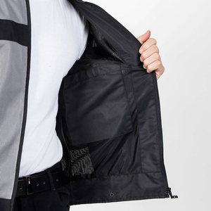 Kurtka motocyklowa tekstylna miejska OZONE DART SILVER czarna