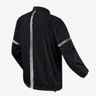 Kurtka przeciwdeszczowa odblaskowa motocyklowa Rebelhorn HORIZON czarny unisex
