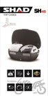 Kufer centralny motocyklowy SHAD SH45