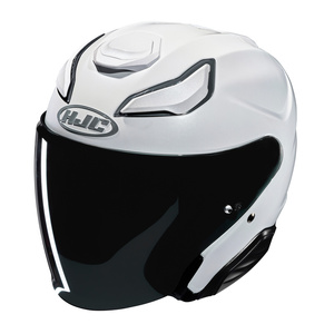 Kask motocyklowy otwarty HJC F31 perłowy biały