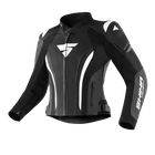 Damska kurtka motocyklowa skórzana sportowa Shima MIURA 2.0 czarny/biały