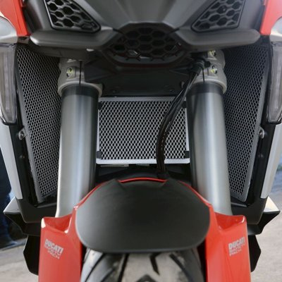 Osłona motocyklowa chłodnicy oleju RG Racing Ducati Multistrada V4 (S) (Sport) 21 titanium