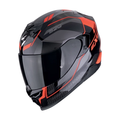 Kask motocyklowy SCORPION EXO-520 Evo Air Lena czarny, czerwony
