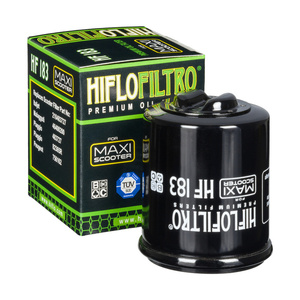 Filtr oleju Hiflofiltro HF183: Aprilia,Benelli,Malaguti,Peugeot,Piaggio