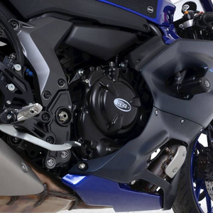 Zestaw motocyklowy osłon silnika RG Racing 2 części, wersja Road/Racing Yamaha R7 22-, MT-07, XSR700 czarny