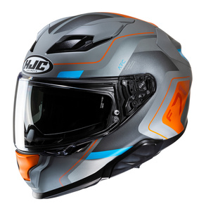 Kask motocyklowy integralny HJC F71 Arcan szary/czerwony