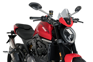 Szyba sportowa PUIG do Ducati Monster 937 21-24 (do org. owiewki) Lekko przyciemniany