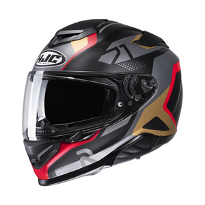 Kask motocyklowy integralny HJC RPHA 71 Hapel czarny/czerwony/brązowy