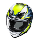 Kask motocyklowy integralny HJC F71 Fes żółty/niebieski