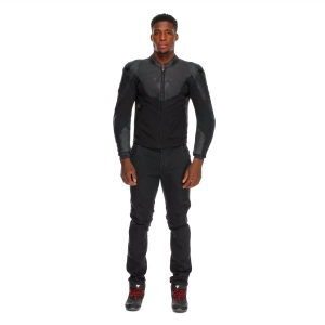 Skórzano-tekstylna kurtka motocyklowa DAINESE IPERATTIVA czarna