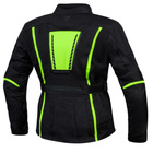 Damska kurtka motocyklowa tekstylna miejska/turystyczna Rebelhorn HIKER III czarny-żółty fluo