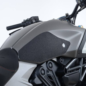 Tankpad motocyklowy antypoślizgowy 2 części RG Racing Ducati Diavel 1260(S) czarny