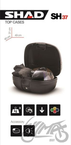 Kufer centralny motocyklowy SHAD SH37