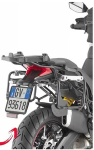 Kappa stelaż kufrów bocznych monokey cam side Ducati Multistrada 950 S (19), Multistrada Enduro 1260 (19) - pod kufry kfr k'force alu