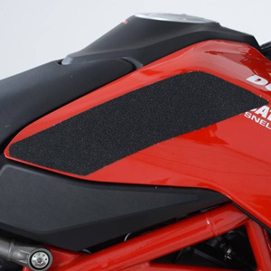 Tankpad motocyklowy antypoślizgowy 2 części RG Racing Ducati Hypermotard 950 czarny