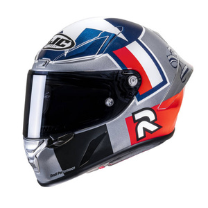 Kask motocyklowy integralny sportowy HJC RPHA 1 Ben Spies srebrnystar srebrny