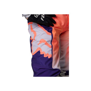 Damskie spodnie motocyklowe cross offroad mtb FOX 180 Leed Fluo pomarańczowy