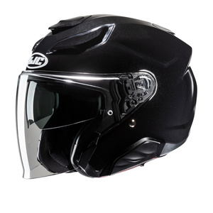 Kask motocyklowy otwarty HJC F31 metaliczny czarny