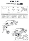 Stelaż boczny 3P SHAD kufra motocyklowego do BMW R1250 GS 2019