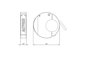 Daytona Źródło zasilania z portem USB typu C na smukłej obejmie do montażu na kierownicy motocykla 80400