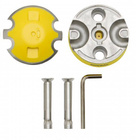 AUVRAY kotwa podłogowa podwójna - do łańcuchów AUVRAY 10 - 12 – 13,5mm