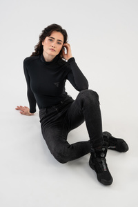 Damskie buty motocyklowe krótkie/miejskie/turystyczne Shima EDGE VENT czarny