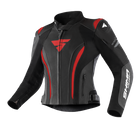 Damska kurtka motocyklowa skórzana sportowy Shima MIURA 2.0 czarny/czerwony
