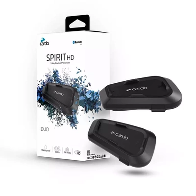 Interkom motocyklowy uniwersalny CARDO SPIRIT HD DUO zestaw na 2 kaski