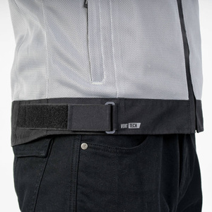 Kurtka motocyklowa tekstylna miejska OZONE DART SILVER czarna