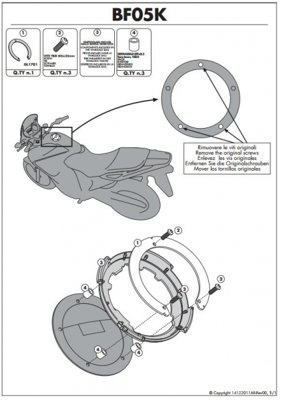 Kappa mocowanie tanklock Yamaha /mv/cagiva